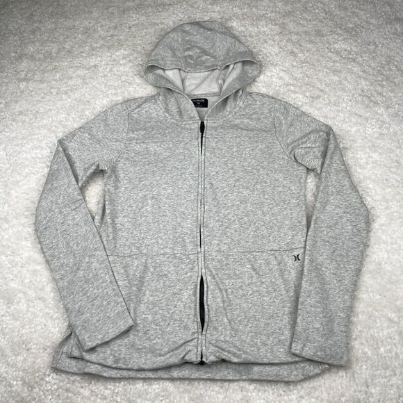 Hurley Icon Fleece Zip Up Hoodie Jacket - Picture 2 of 12